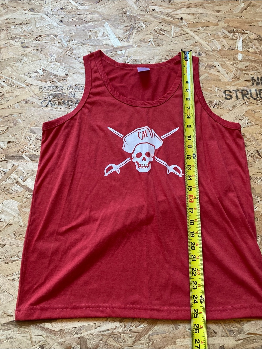 Red Captain Morgan Rhum graphic Tank Top - Picture 7 of 7